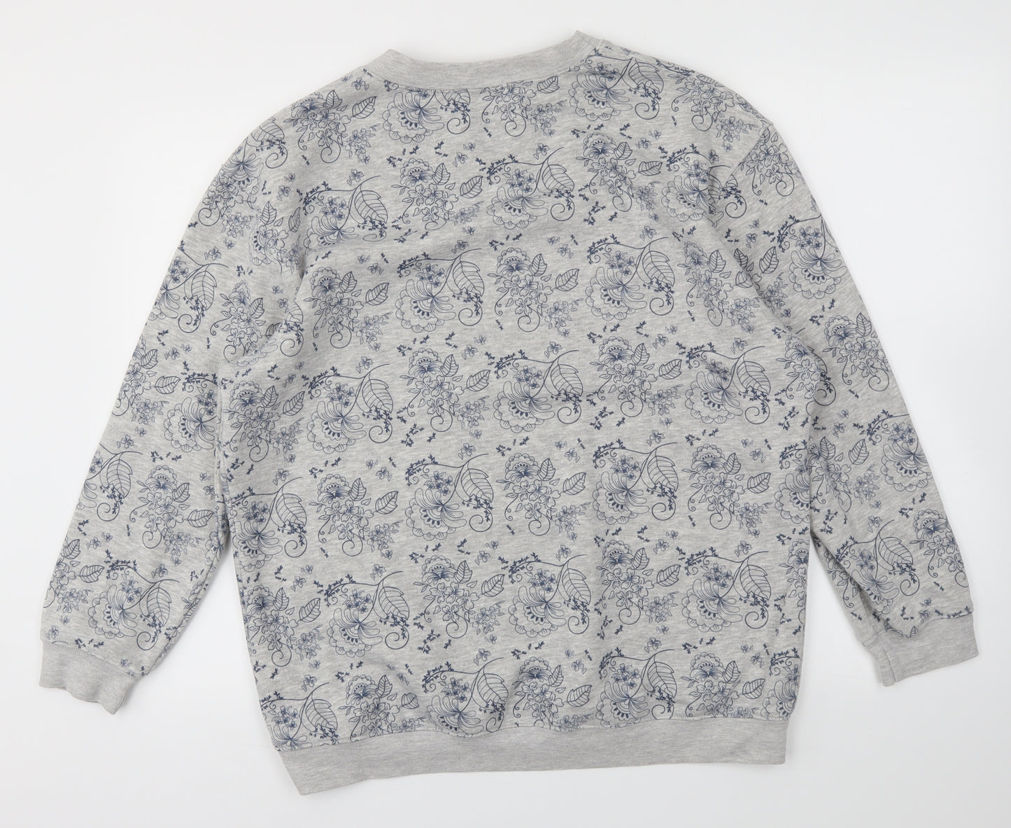 Damart Womens Multicoloured Floral  Pullover Jumper Size 18