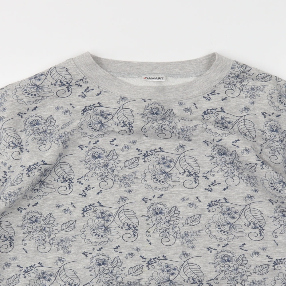 Damart Womens Multicoloured Floral  Pullover Jumper Size 18