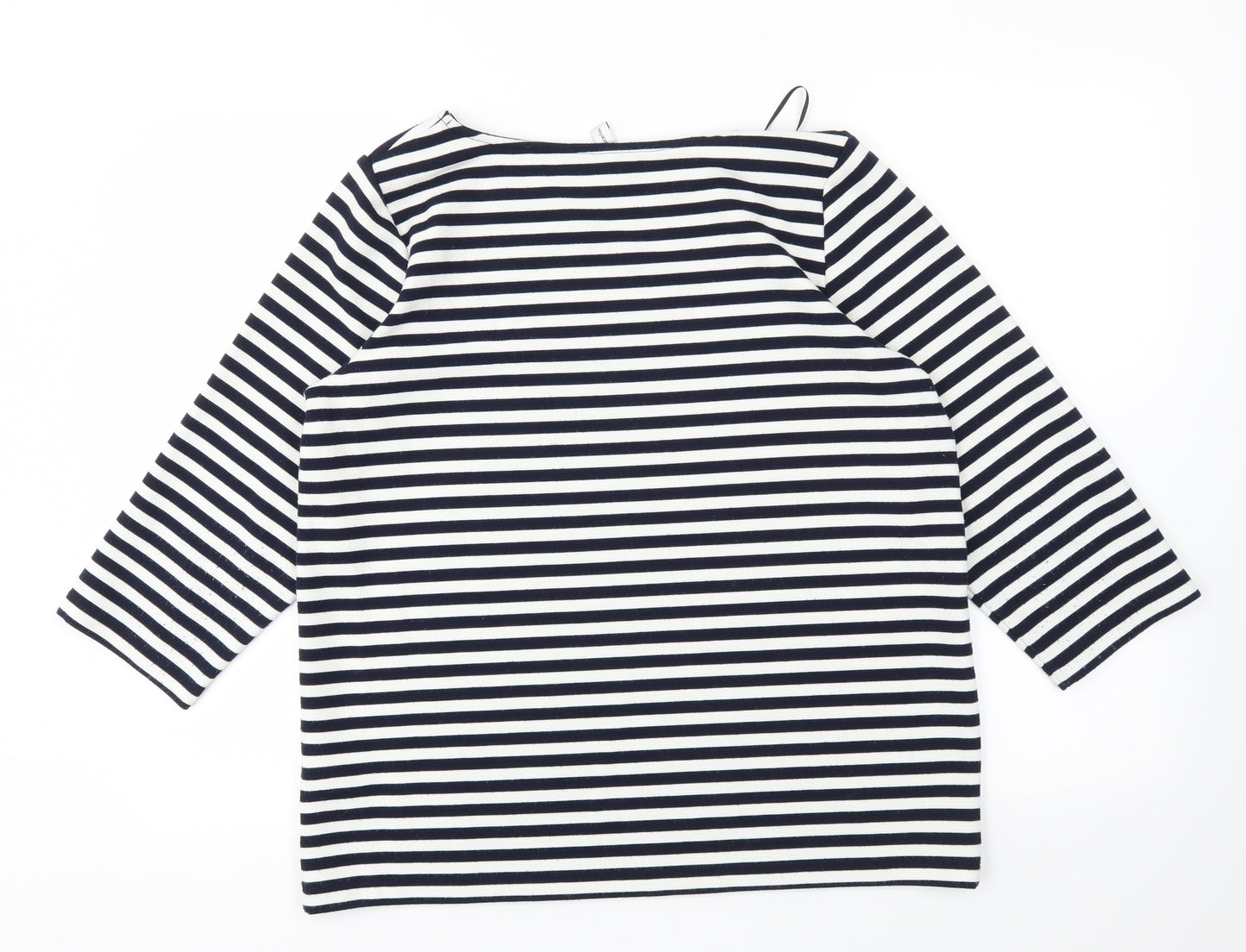 Soyaconcept Womens Blue Striped  Pullover Jumper Size L