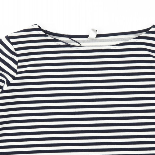 Soyaconcept Womens Blue Striped  Pullover Jumper Size L