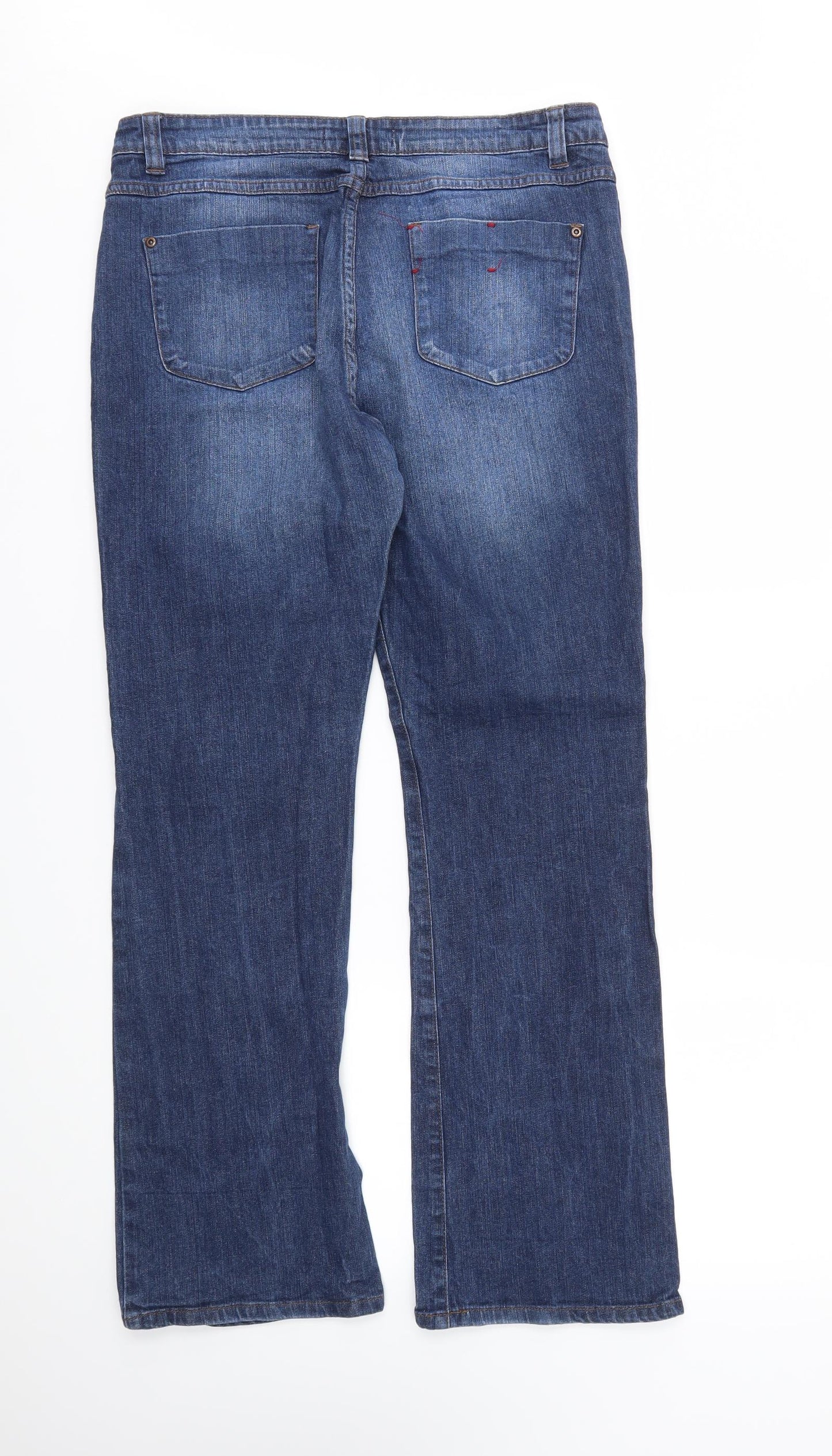 Papaya Womens Blue   Straight Jeans Size 16 L29 in