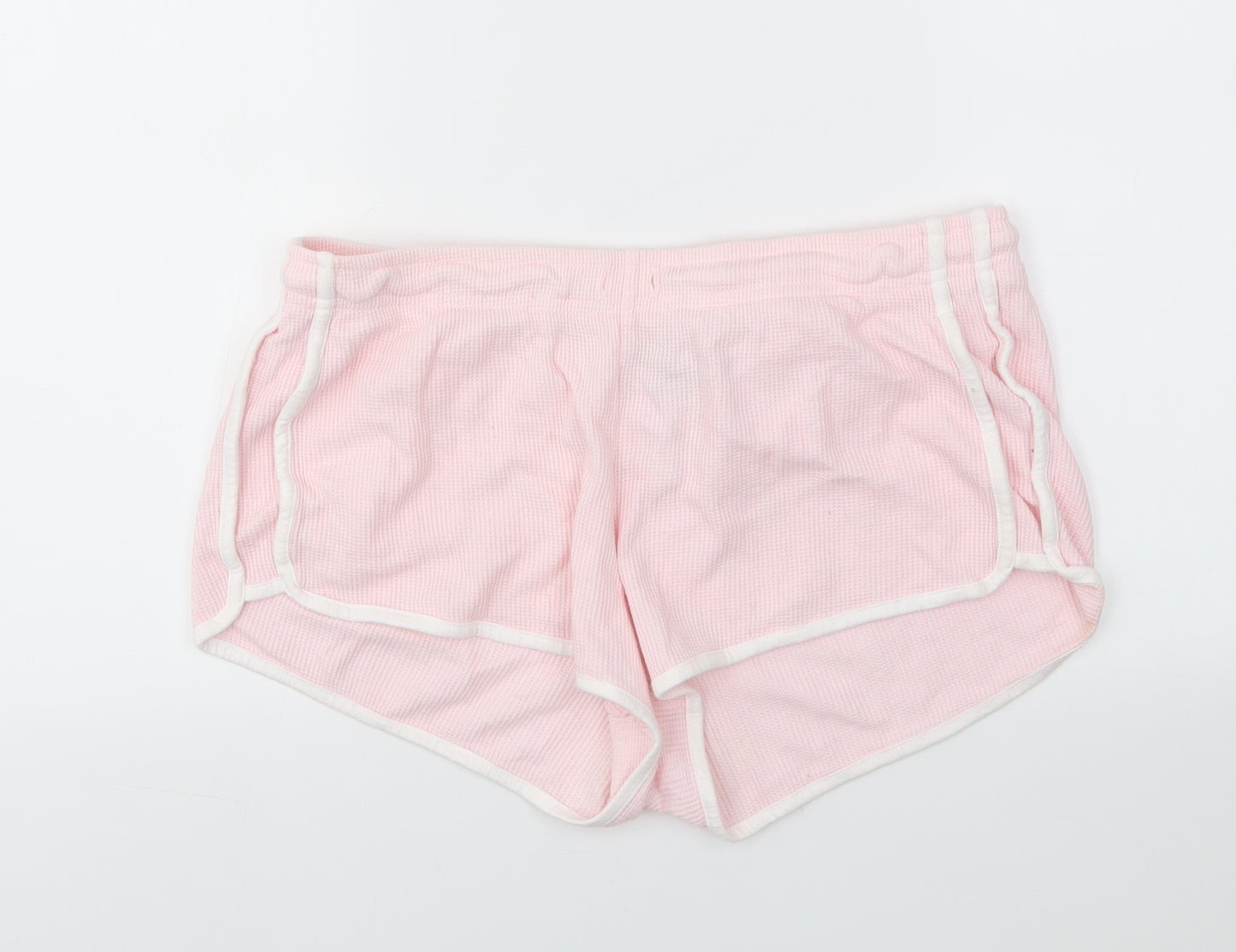 Primark Womens Pink   Cut-Off Shorts Size M - stretch waistband