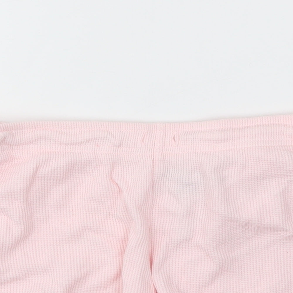 Primark Womens Pink   Cut-Off Shorts Size M - stretch waistband