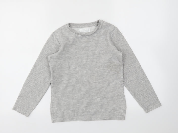 Preworn Boys Grey   Pullover Jumper Size 8 Years