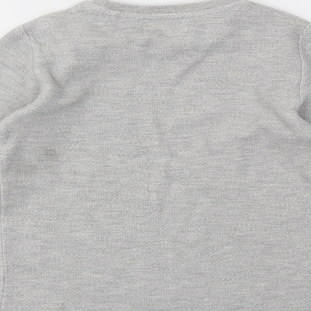 Preworn Boys Grey   Pullover Jumper Size 8 Years