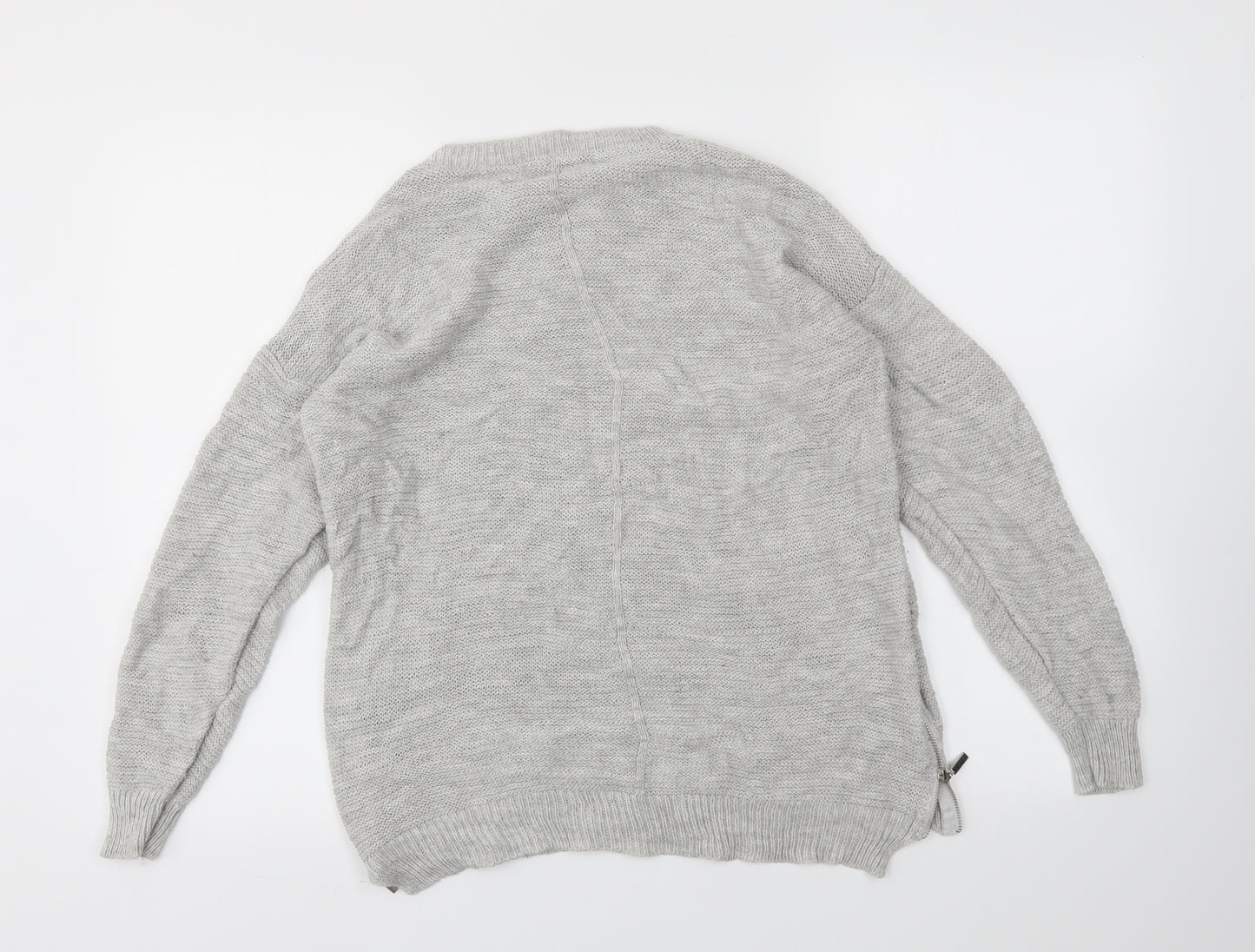 Peacocks Womens Grey   Pullover Jumper Size M