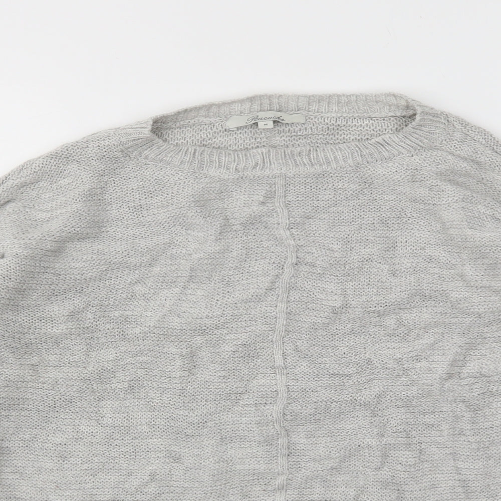 Peacocks Womens Grey   Pullover Jumper Size M