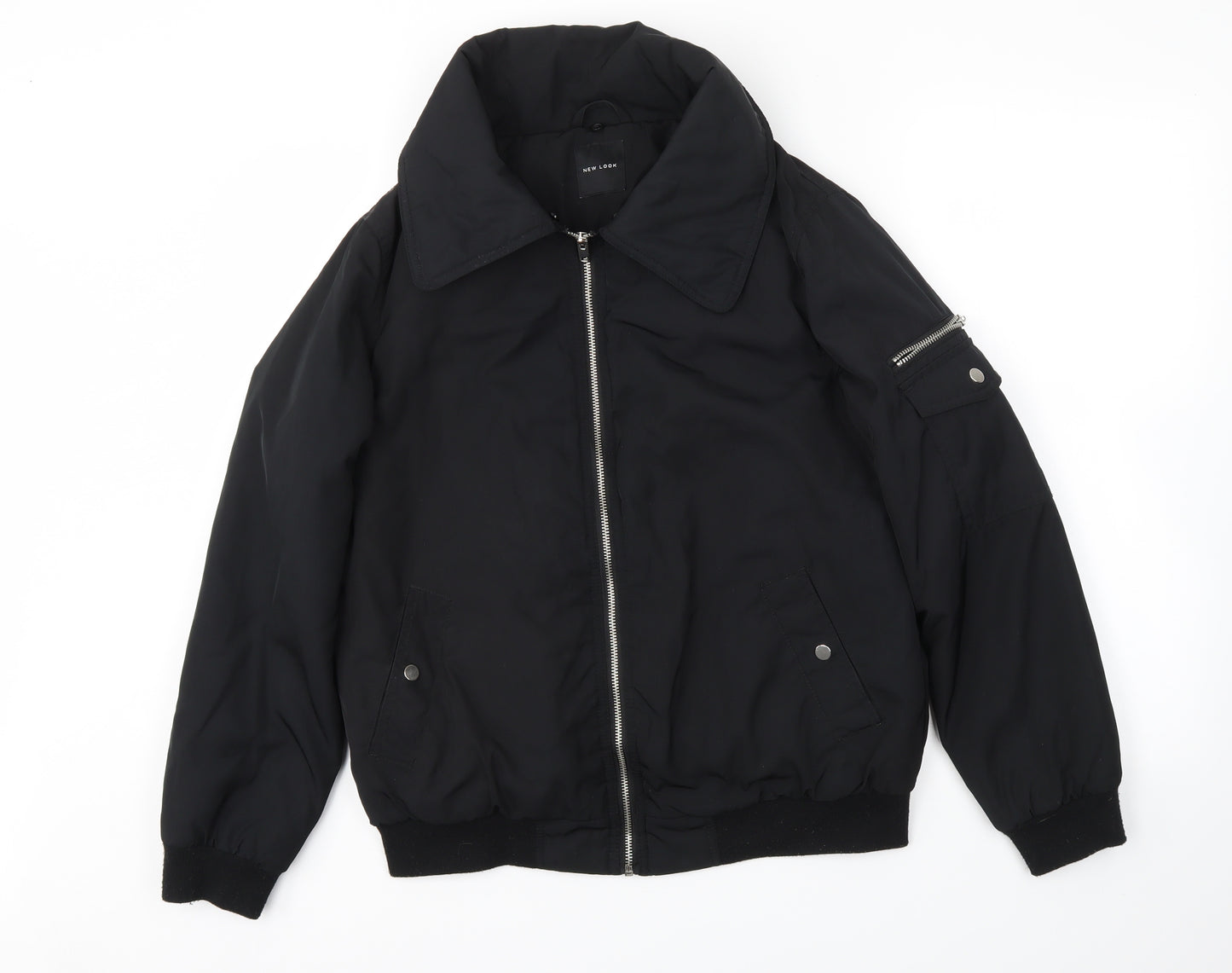 New Look Womens Black   Jacket Coat Size 14