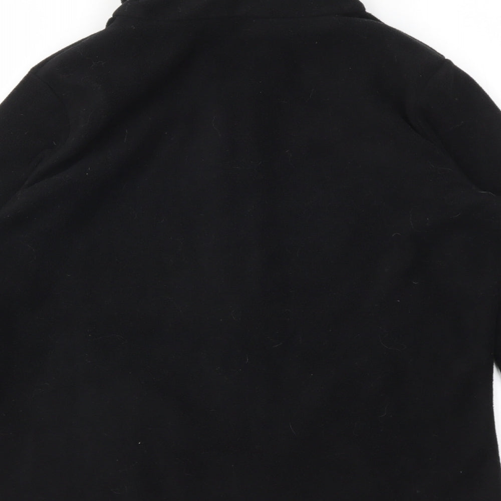 F&F Womens Black   Full Zip Jumper Size 10