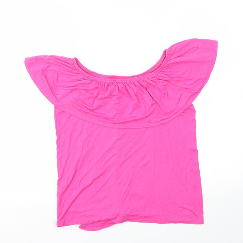 George Womens Orange   Basic T-Shirt Size 10