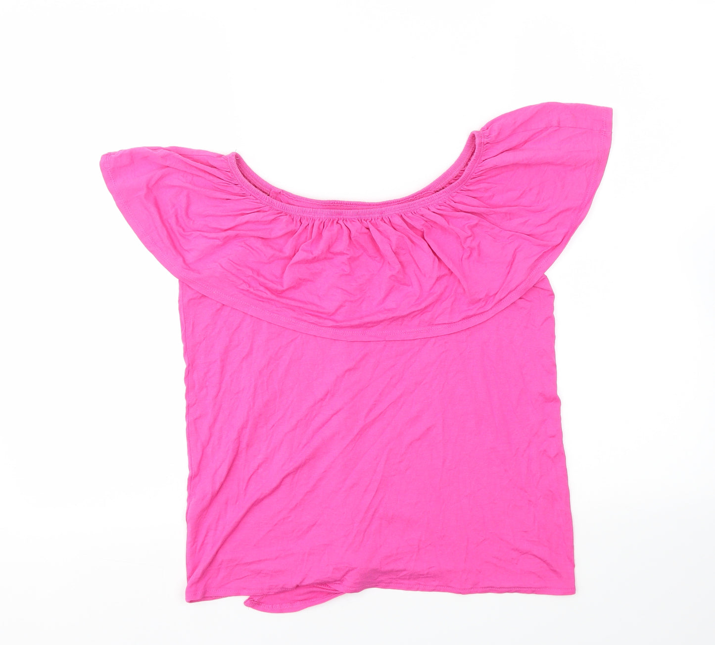 George Womens Orange   Basic T-Shirt Size 10