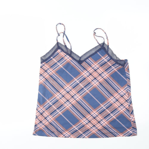Matalan Womens Multicoloured Argyle/Diamond  Top Pyjama Top Size M