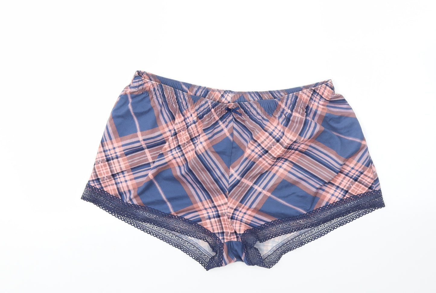 Matalan Womens Multicoloured Argyle/Diamond  Top Pyjama Top Size M