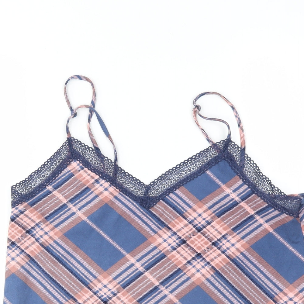 Matalan Womens Multicoloured Argyle/Diamond  Top Pyjama Top Size M