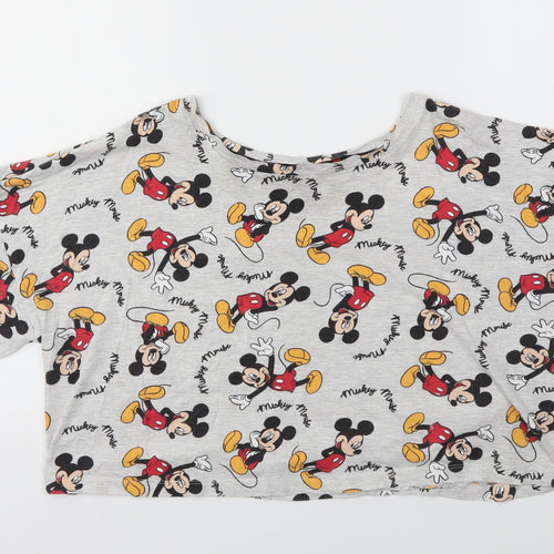 Primark Womens Multicoloured Animal Print  Top Pyjama Top Size L