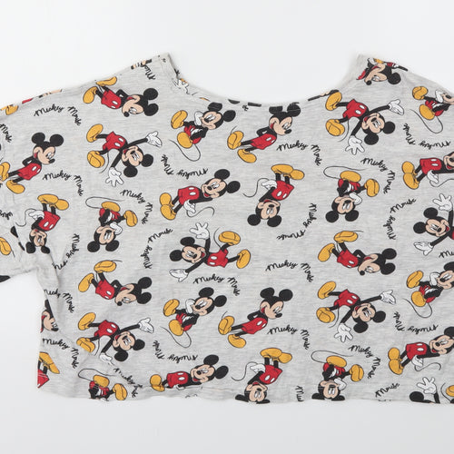 Primark Womens Multicoloured Animal Print  Top Pyjama Top Size L