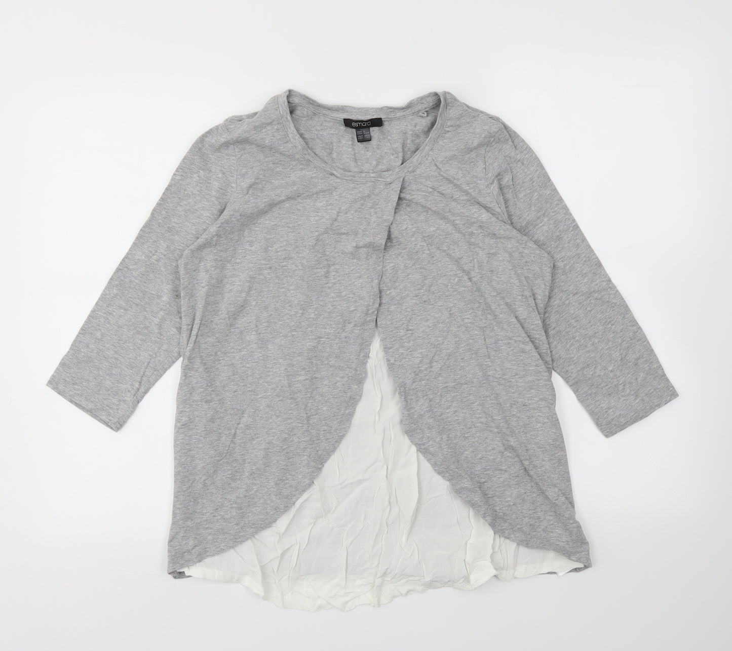 ESMARA Womens Grey   Pullover Jumper Size M