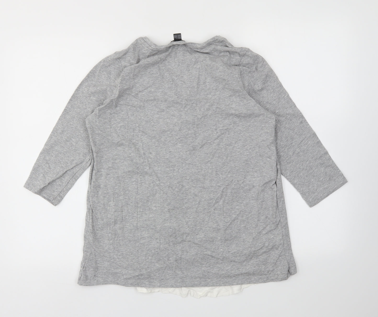 ESMARA Womens Grey   Pullover Jumper Size M