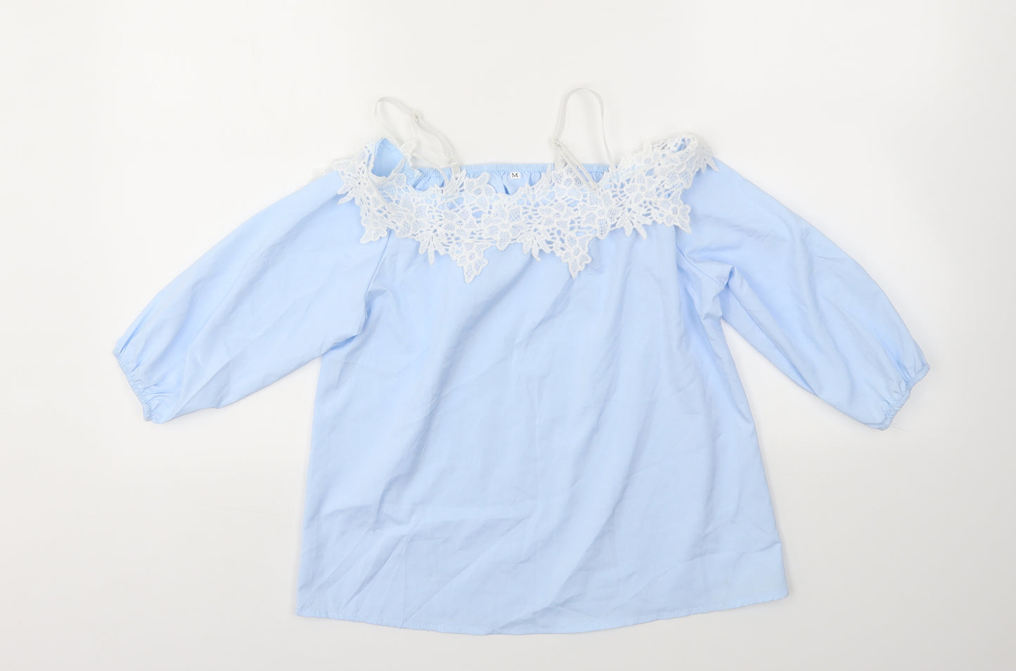 Preworn Womens Blue   Basic Blouse Size M