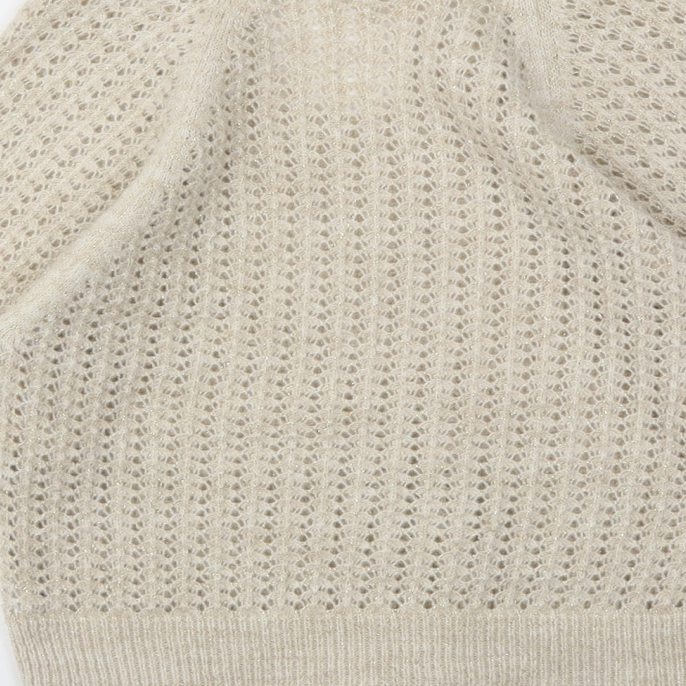 Monsoon Womens Ivory   Pullover Jumper Size S