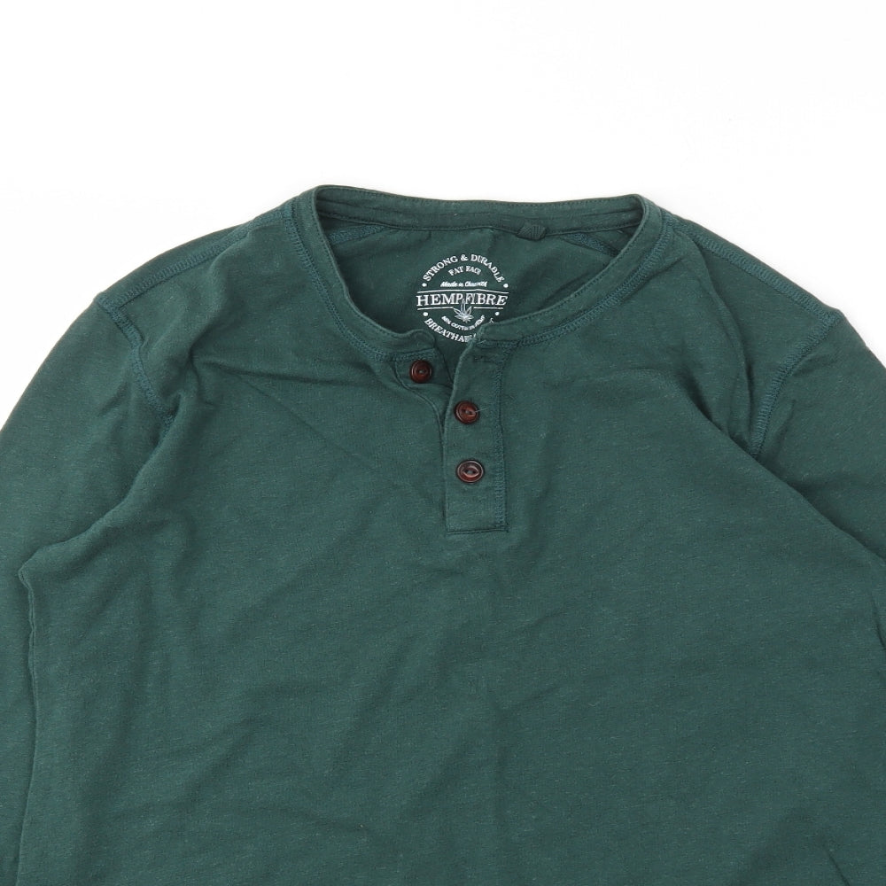 Fat Face Mens Green    T-Shirt Size S