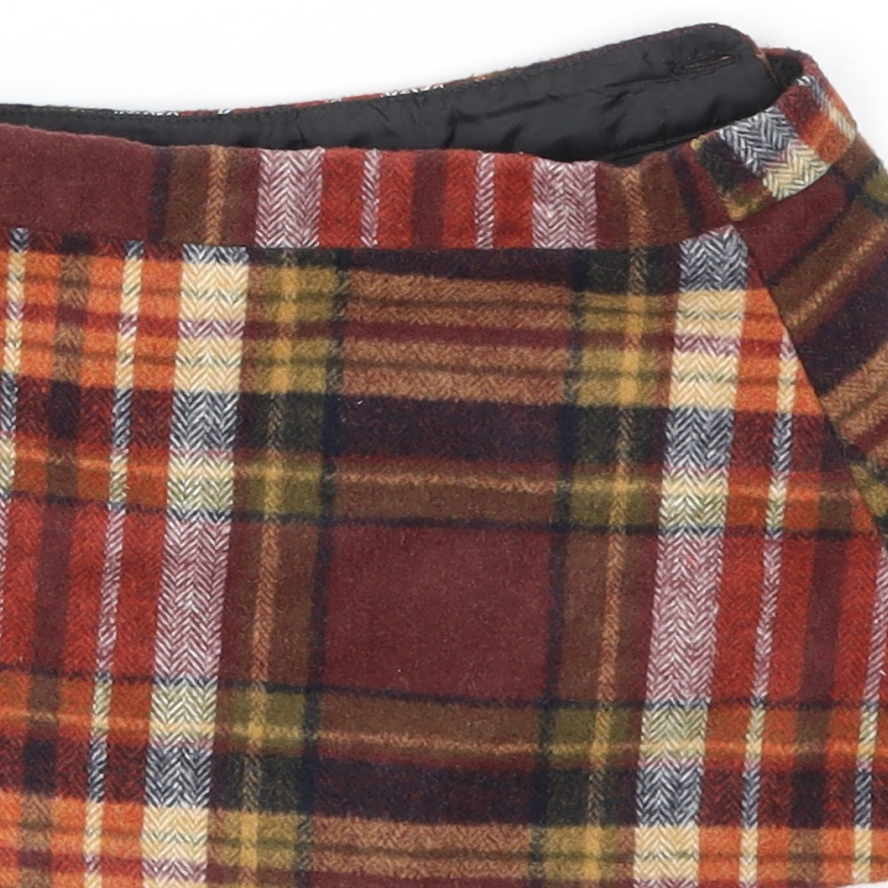 Dunnes Stores Girls Multicoloured Check  Flare Skirt Size 4 Years