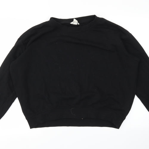 H&M Womens Black   Pullover Jumper Size M