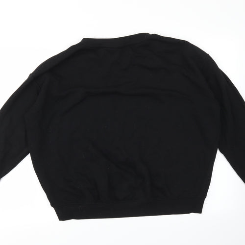 H&M Womens Black   Pullover Jumper Size M