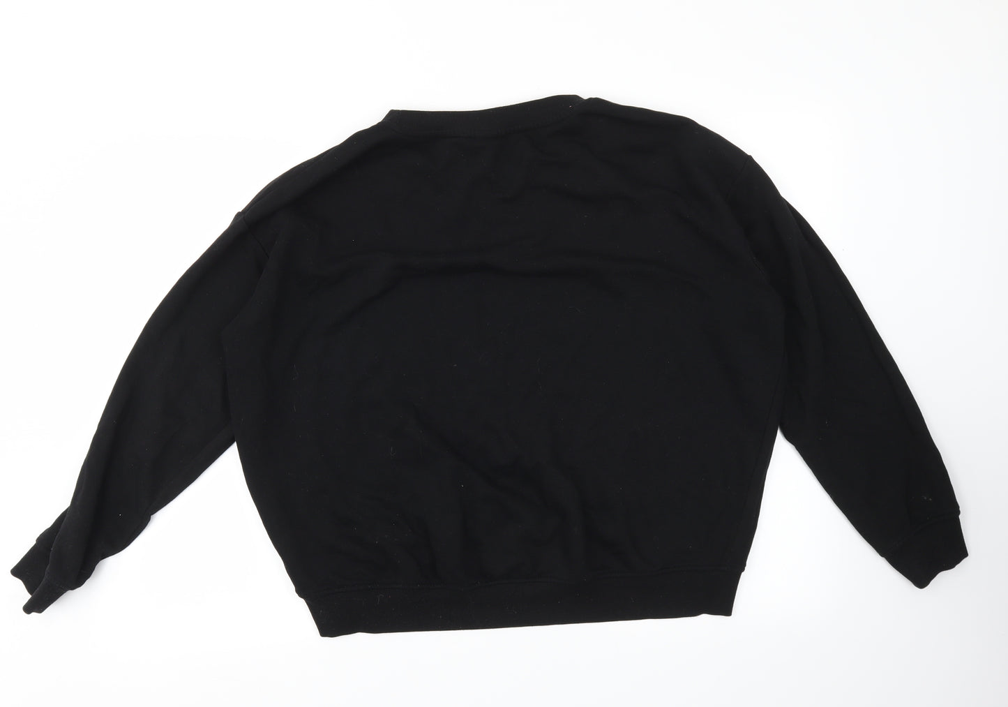 H&M Womens Black   Pullover Jumper Size M