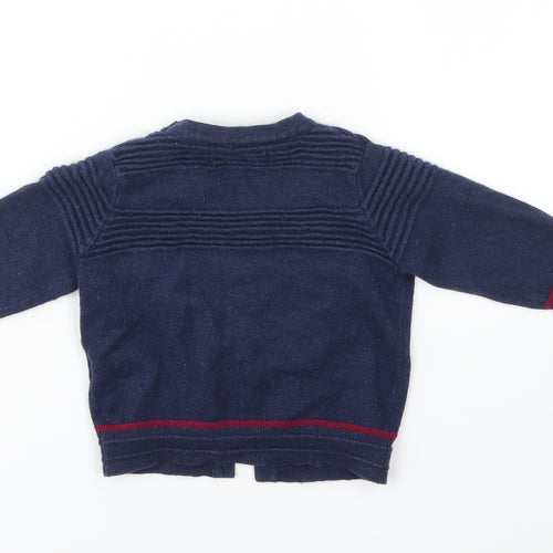 Debenhams Girls Blue   Cardigan Jumper Size 6-9 Months