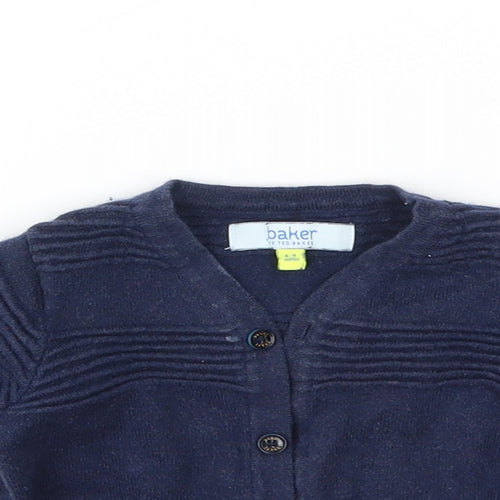 Debenhams Girls Blue   Cardigan Jumper Size 6-9 Months