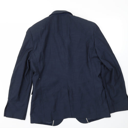 Cedar Wood State Mens Blue   Jacket Blazer Size 42