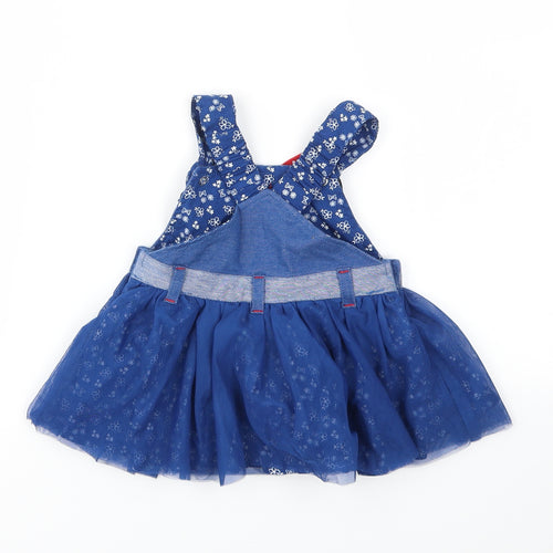 Disney Girls Blue   Fit & Flare  Size 6-9 Months