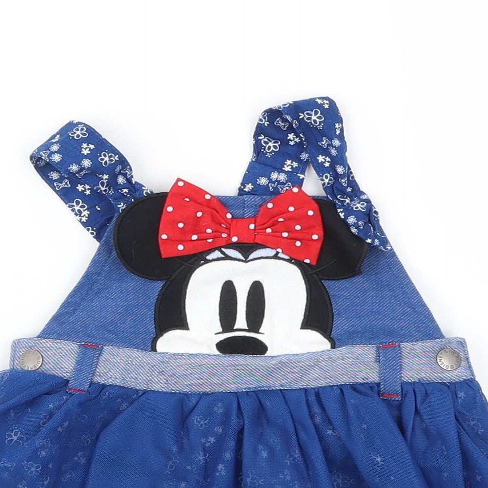 Disney Girls Blue   Fit & Flare  Size 6-9 Months