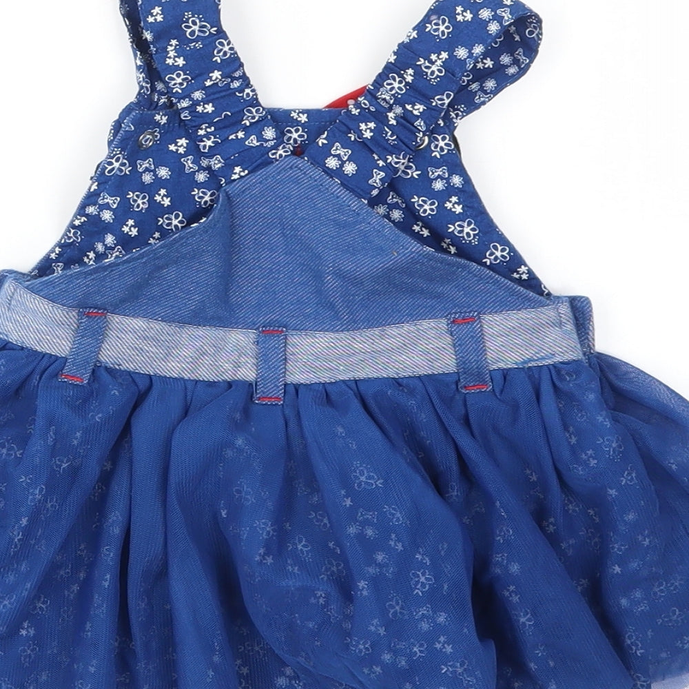 Disney Girls Blue   Fit & Flare  Size 6-9 Months