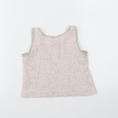 George Girls Orange Geometric  Basic T-Shirt Size 3-4 Years