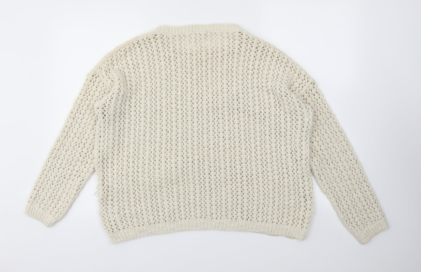 F&F Womens Ivory   Pullover Jumper Size 10