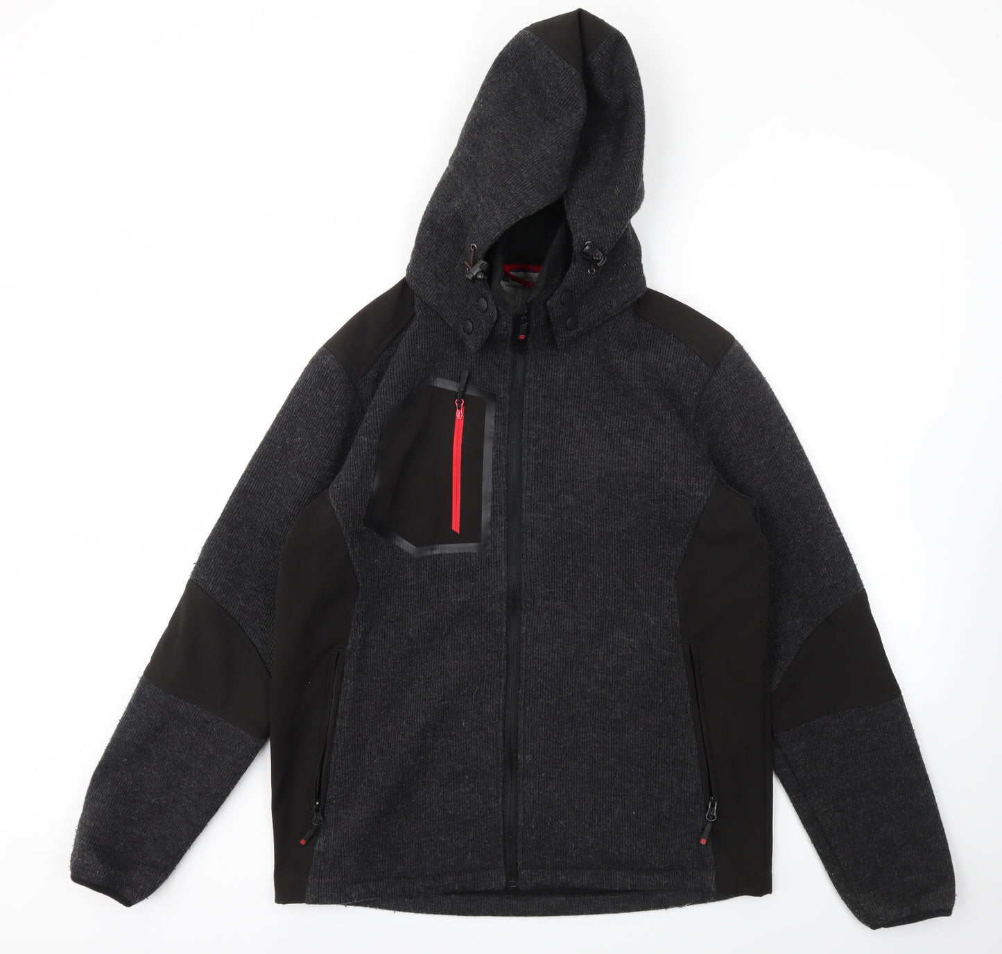 mounting Wearhouse Mens Black Houndstooth  Jacket Coat Size M