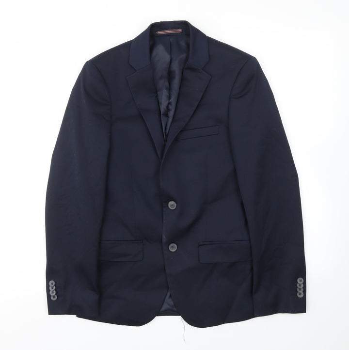 Preworn Mens Blue Jacket Blazer Size 44
