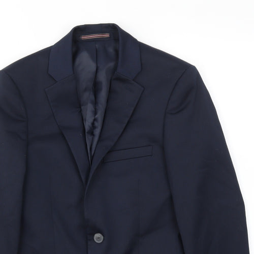 Preworn Mens Blue   Jacket Blazer Size 44