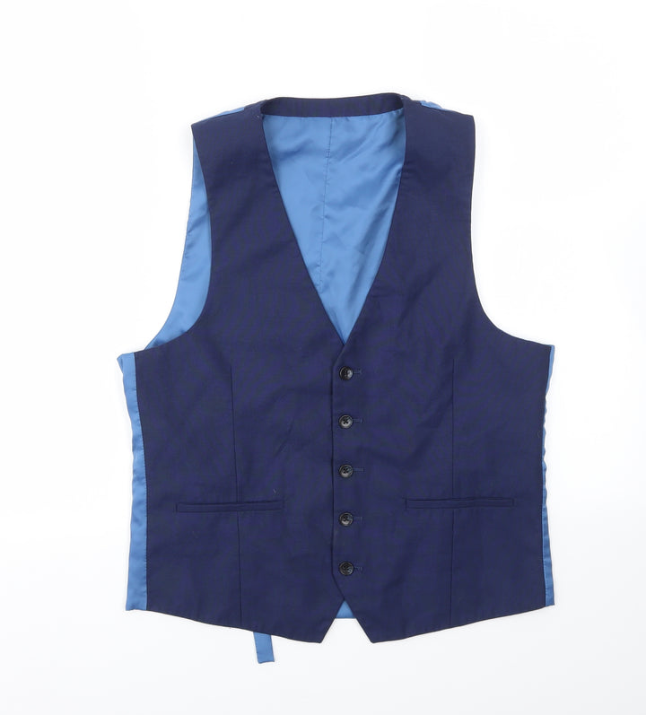 Preworn Mens Blue Jacket Suit Trousers Size 38
