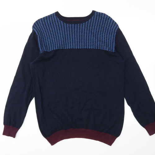 Matalan Mens Blue   Pullover Sweatshirt Size M
