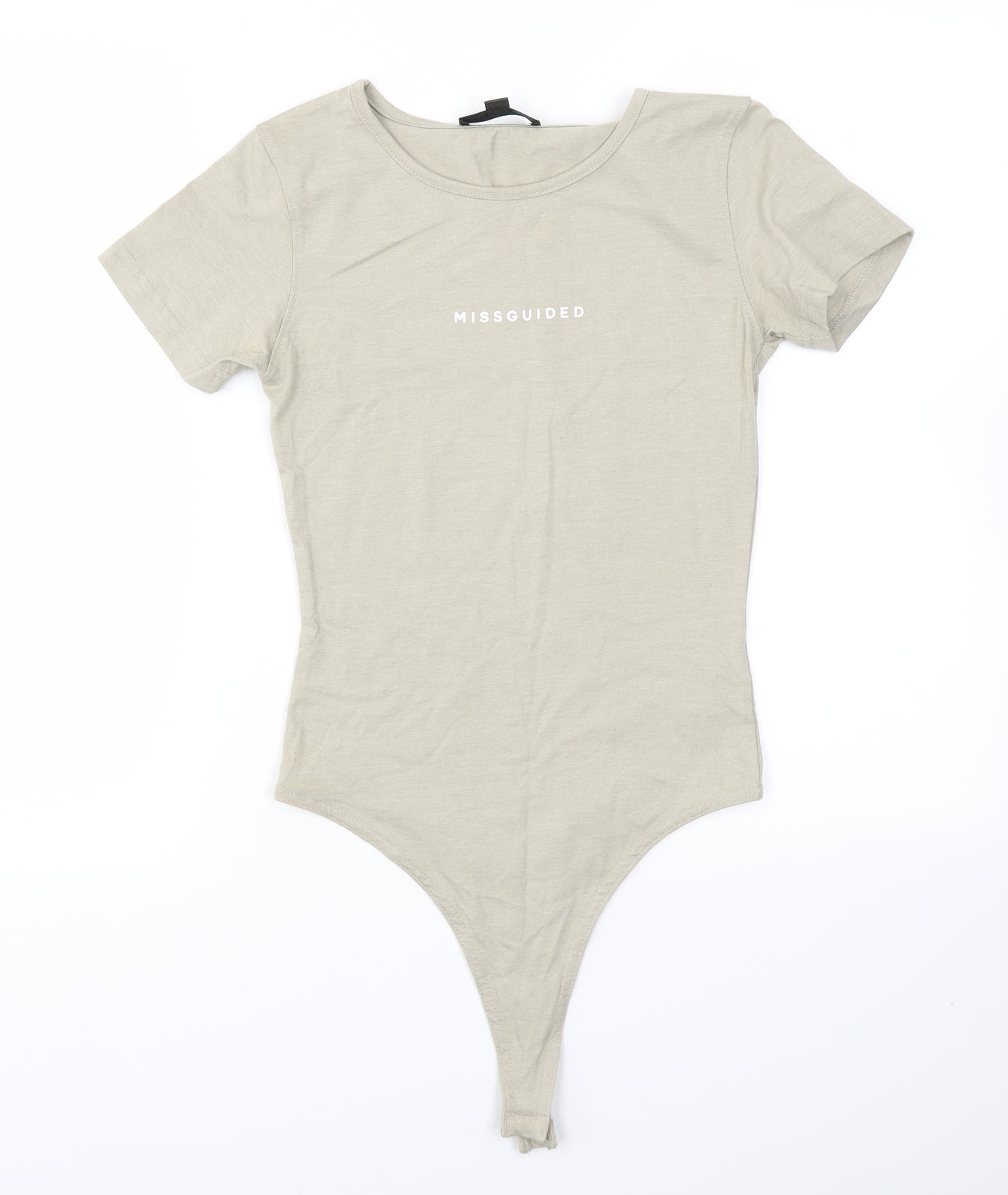 Missguided Womens Green   Bodysuit One-Piece Size 6