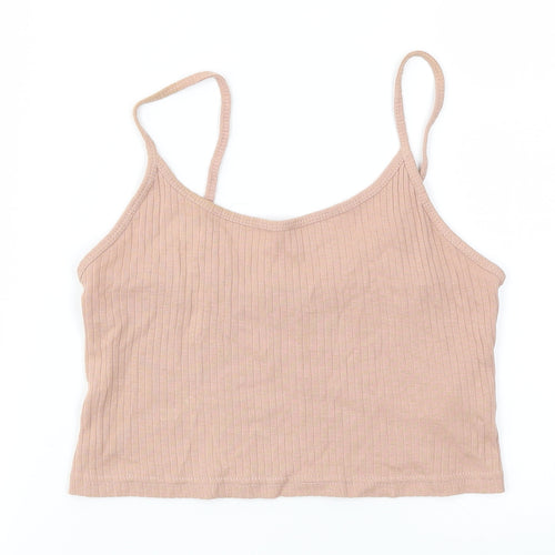 Topshop Womens Pink   Basic T-Shirt Size 8