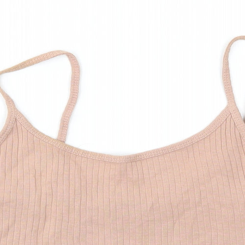 Topshop Womens Pink   Basic T-Shirt Size 8