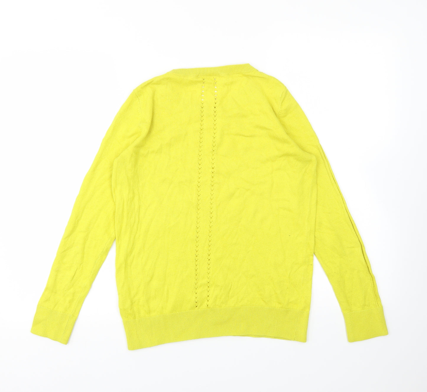 TU Womens Yellow   Pullover Jumper Size 10