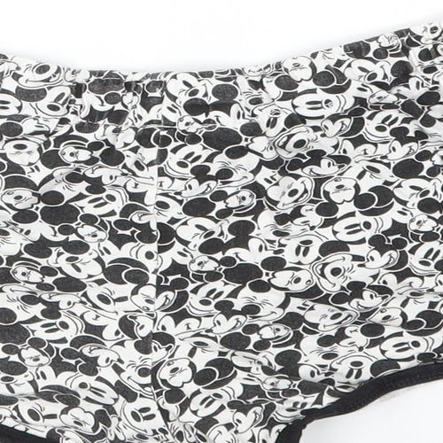 Disney Womens Multicoloured Animal Print  Cut-Off Shorts Size 6 - stretch waistband