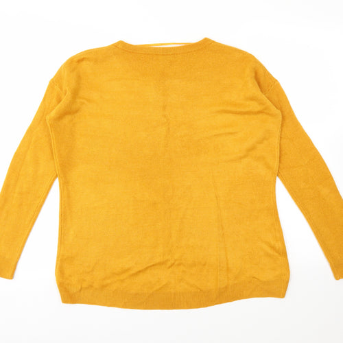 Primark Womens Yellow   Pullover Jumper Size 10