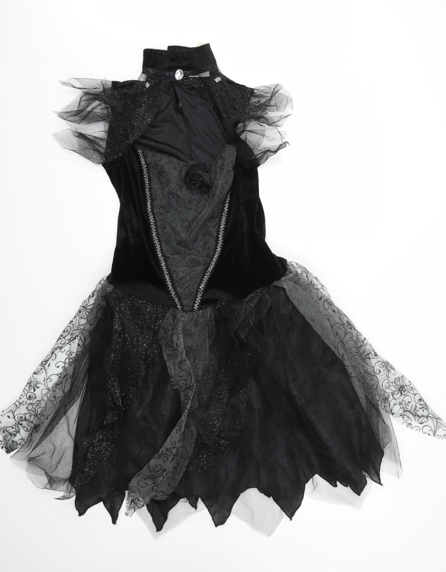 Preworn Womens Black   Fit & Flare  Size 16