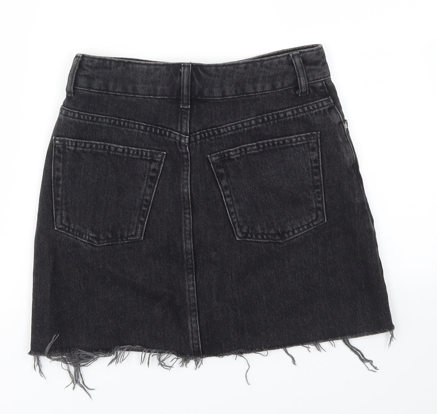 Topshop Womens Black   A-Line Skirt Size 4